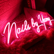 Nails By Yamy Red Neon Sign