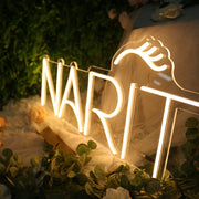 NARIT Yellow Neon Sign