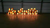 Steel Marquee Letter Nashville Cursive Font High-End Custom Zinc Metal Marquee Light Marquee Sign