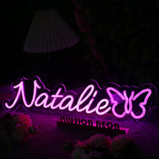 Natalie Pink Neon Sign