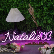 Natalie Pink Neon Sign