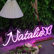 Natalie Pink Neon Sign