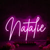 Natalie Purple Neon Sign