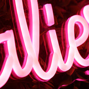 Natalie Red Neon Sign