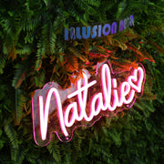 Natalie Red Neon Sign