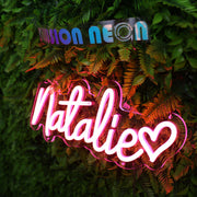 Natalie Red Neon Sign