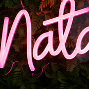 Natalie Red Neon Sign