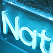 Natural Gaming Blue Neon Sign