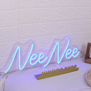 Nee Nee Blue Neon Sign