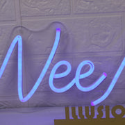 Nee Nee Blue Neon Sign