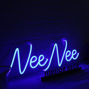 Nee Nee Blue Neon Sign