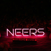 Neers Red Custom Neon Sign