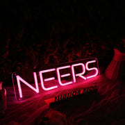 Neers Red Custom Neon Sign