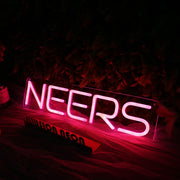 Neers Red Custom Neon Sign