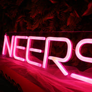 Neers Red Custom Neon Sign