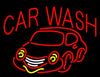 Neon Car Signs Led Red Car Wash Signs On Black Background