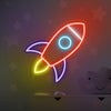 Neon Rocket Led Red Blue Purple Yellow Neon Lights