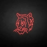 Neon Tiger Led Tiger Head Art