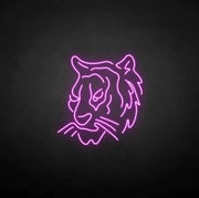 Neon Tiger Led Tiger Head Art