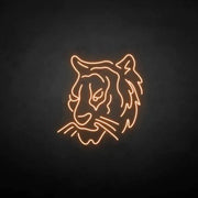 Neon Tiger Led Tiger Head Art