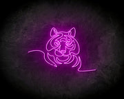 Neon Tiger Sign Led Neon Light Art