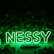 Nessy Green Neon Sign