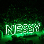 Nessy Green Neon Sign