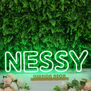 Nessy Green Neon Sign