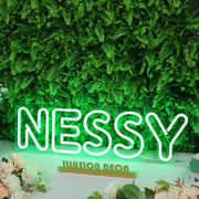 Nessy Green Neon Sign