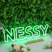 Nessy Green Neon Sign