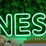 Nessy Green Neon Sign