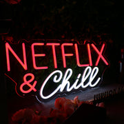 Netflix And chill Custom Neon Sign