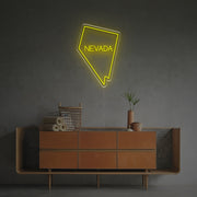 Nevada State Outline LED Neon Sign