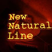 New Natural Line Orange Neon Sign