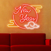 New Year Spring Festival Celebrate Neon Sign