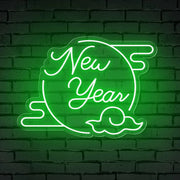 New Year Spring Festival Celebrate Neon Sign