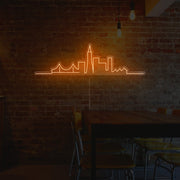 New York Skyline Neon Sign