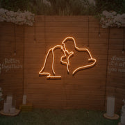 Newlyweds Wedding Neon Sign Lights Night Lamp Led Neon Sign Light For Home Party