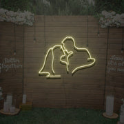 Newlyweds Wedding Neon Sign Lights Night Lamp Led Neon Sign Light For Home Party