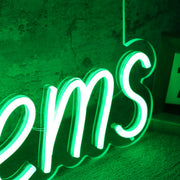 Nice Stems Green Custom Neon Sign