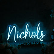 Nichols Blue Neon Sign