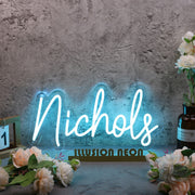 Nichols Blue Neon Sign