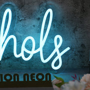 Nichols Blue Neon Sign