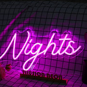 Night Pink Neon LED Sign