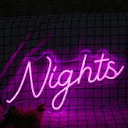 Night Pink Neon LED Sign