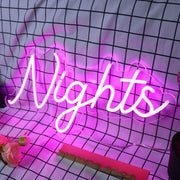 Night Pink Neon LED Sign