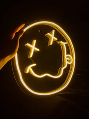 Nirvana Smile Crazy Neon Sign