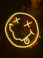 Nirvana Smile Crazy Neon Sign