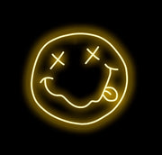 Nirvana Smile Crazy Neon Sign