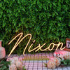 Nixon Orange Neon Sign